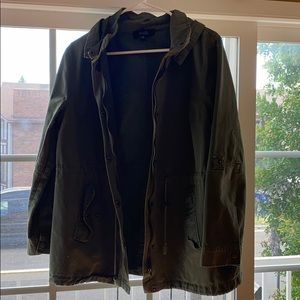 Olive Green Military Jacket
